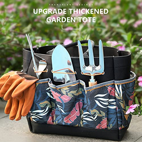 9-Piece Heavy Duty Garden Tool Set with Organizer Bag