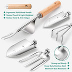 9-Piece Heavy Duty Garden Tool Set with Organizer Bag