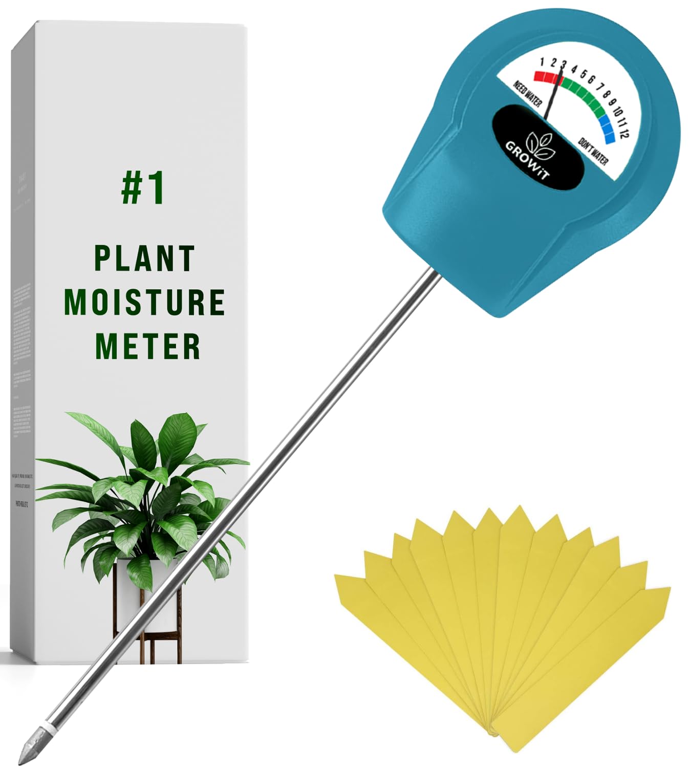 Plant Moisture Meter - Accurately Tells You When to Water Your Plants