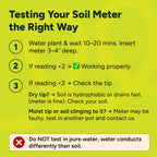 Plant Moisture Meter - Accurately Tells You When to Water Your Plants
