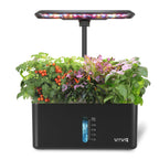 8-Pod Indoor Hydroponic Garden Kit with LED Grow Light