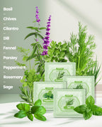 9-Herb Indoor Garden Starter Kit with Pots, Soil & Tools