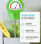 Plant Moisture Meter - Accurately Tells You When to Water Your Plants