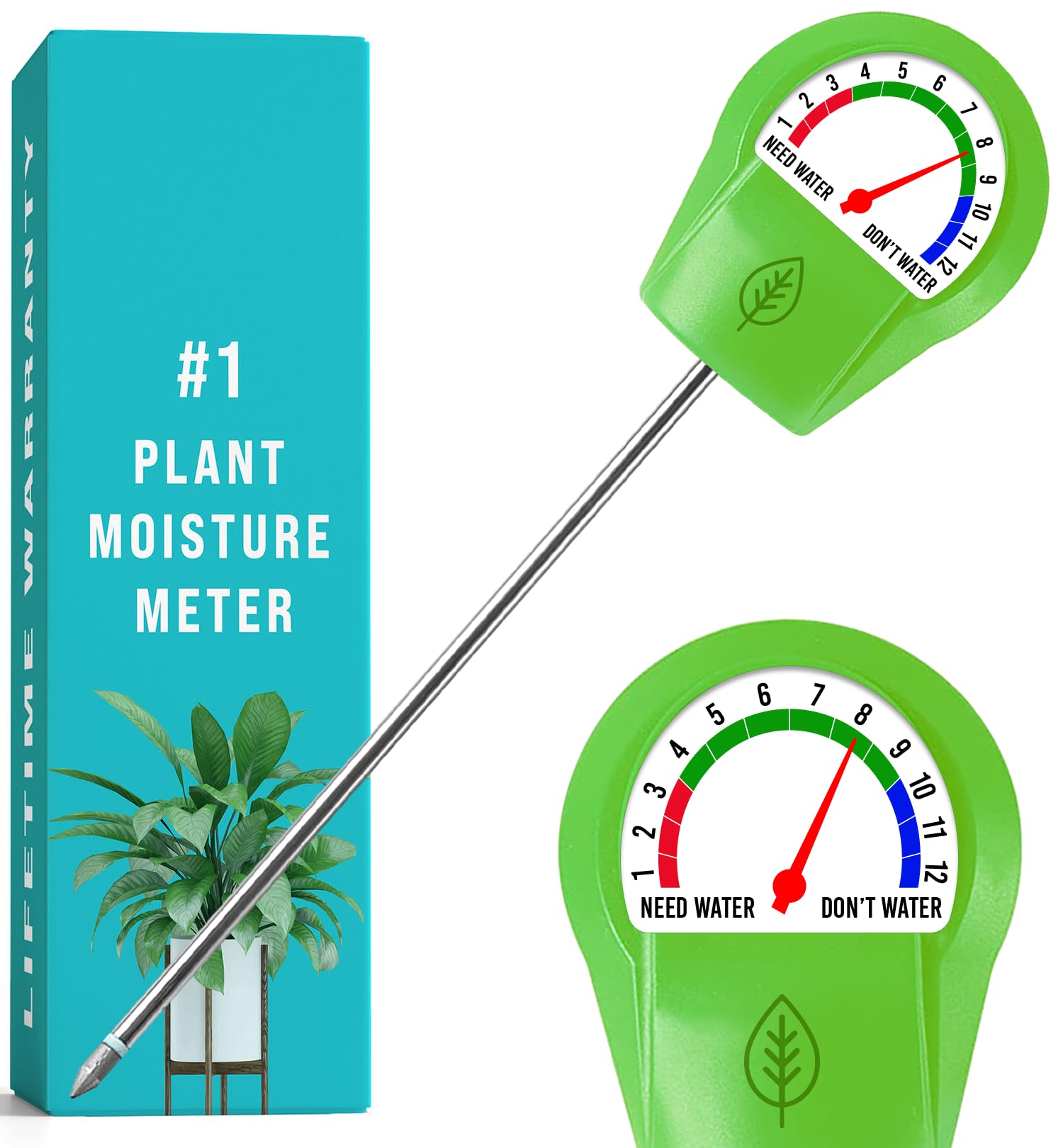 Plant Moisture Meter - Accurately Tells You When to Water Your Plants