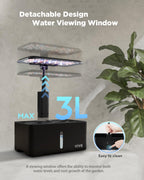 8-Pod Indoor Hydroponic Garden Kit with LED Grow Light