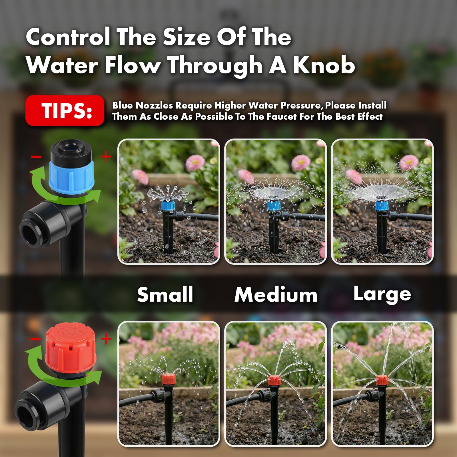 230FT Quick-Connect Drip Irrigation Kit for Garden & Greenhouse Watering