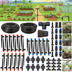 230FT Quick-Connect Drip Irrigation Kit for Garden & Greenhouse Watering