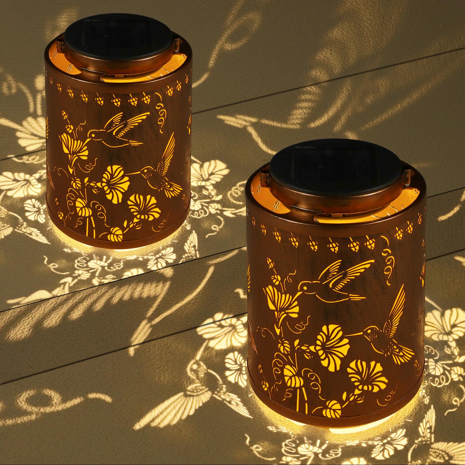 Solar Lantern Outdoor Waterproof Hummingbirds