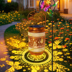 Waterproof Solar Garden Lanterns with Hanging Hooks