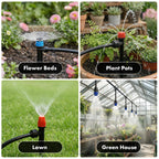 230FT Quick-Connect Drip Irrigation Kit for Garden & Greenhouse Watering