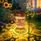 Waterproof Solar Garden Lanterns with Hanging Hooks