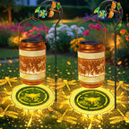 Waterproof Solar Garden Lanterns with Hanging Hooks