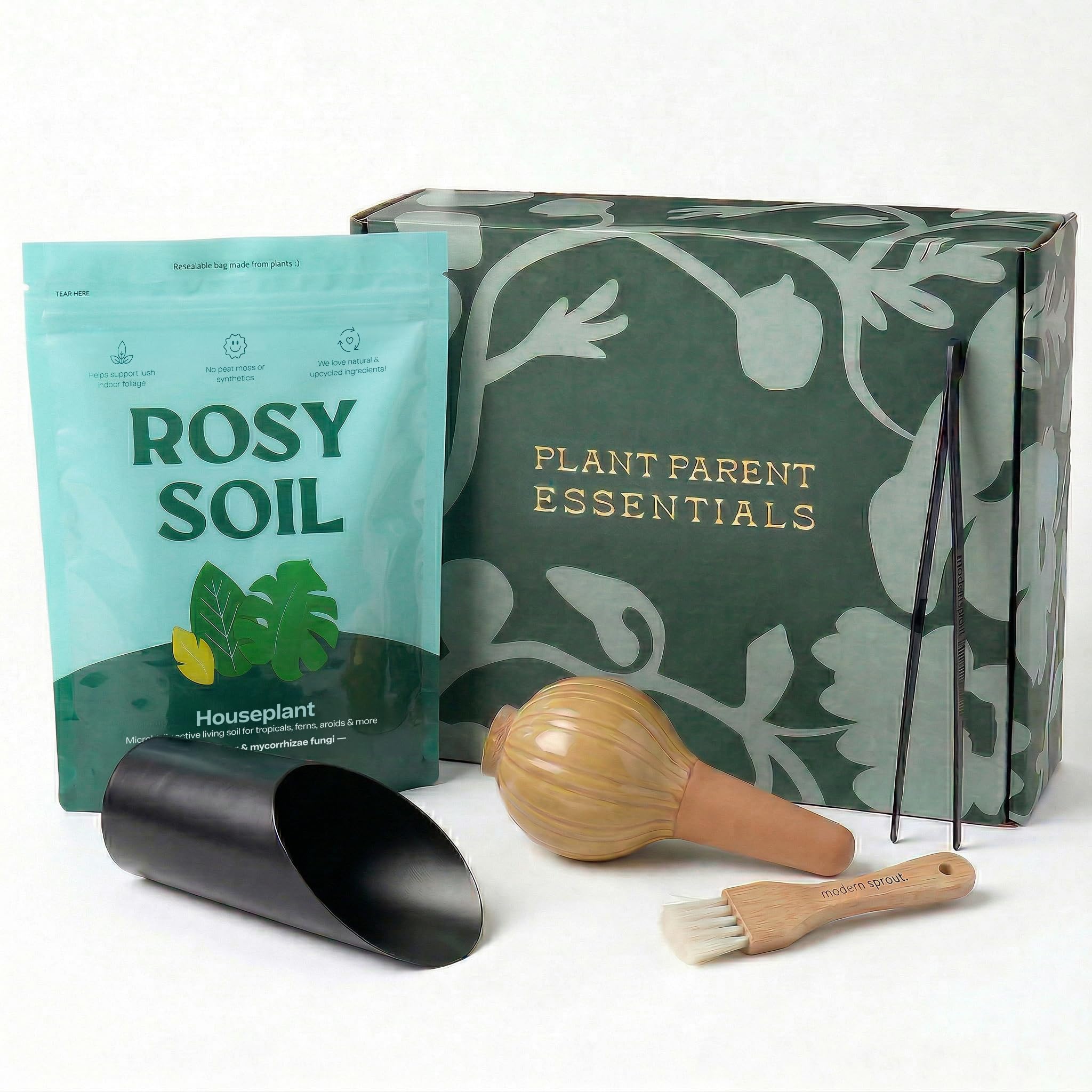 Indoor Potting Soil Mix with Biochar for Houseplants & Herbs