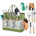 9-Piece Heavy Duty Garden Tool Set with Organizer Bag