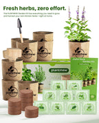 9-Herb Indoor Garden Starter Kit with Pots, Soil & Tools