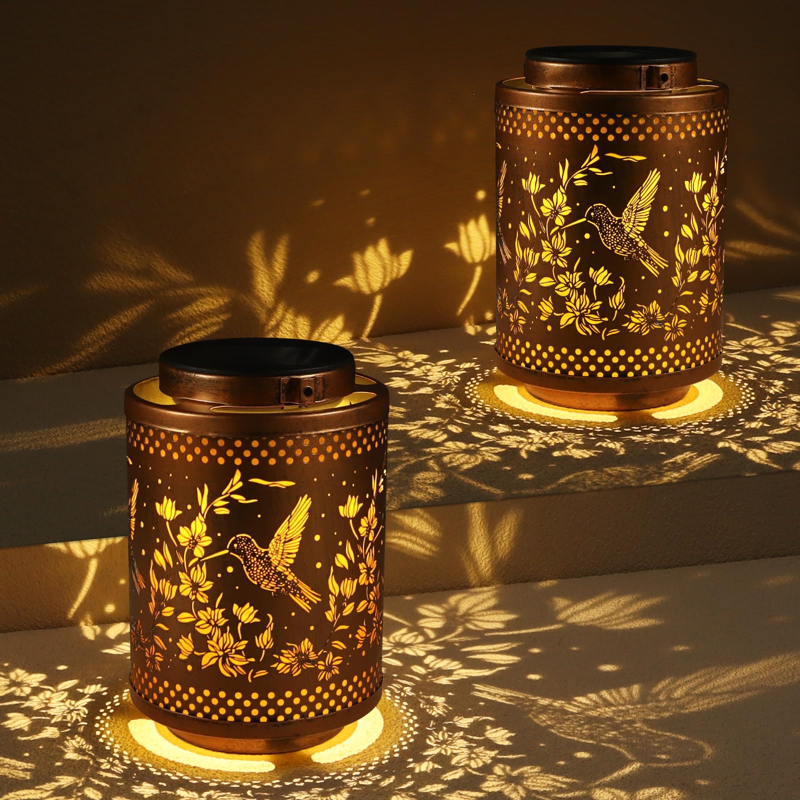 Solar Lantern Outdoor Waterproof Hummingbirds