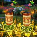 Waterproof Solar Garden Lanterns with Hanging Hooks