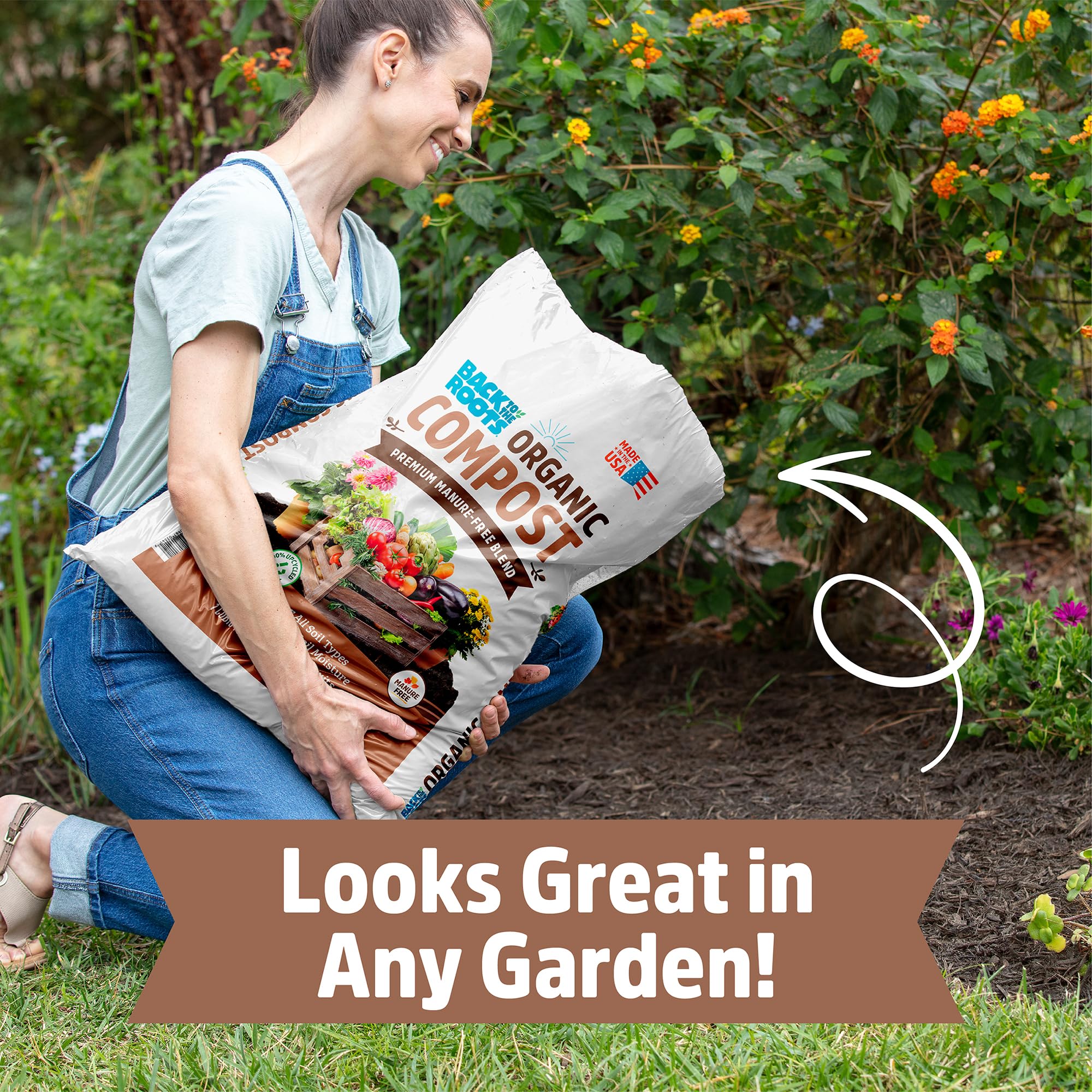100% Organic All-Purpose Potting Soil for Indoor & Outdoor Plants