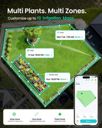 Smart Multi-Zone Irrigation System with App Control & Rain Sensor